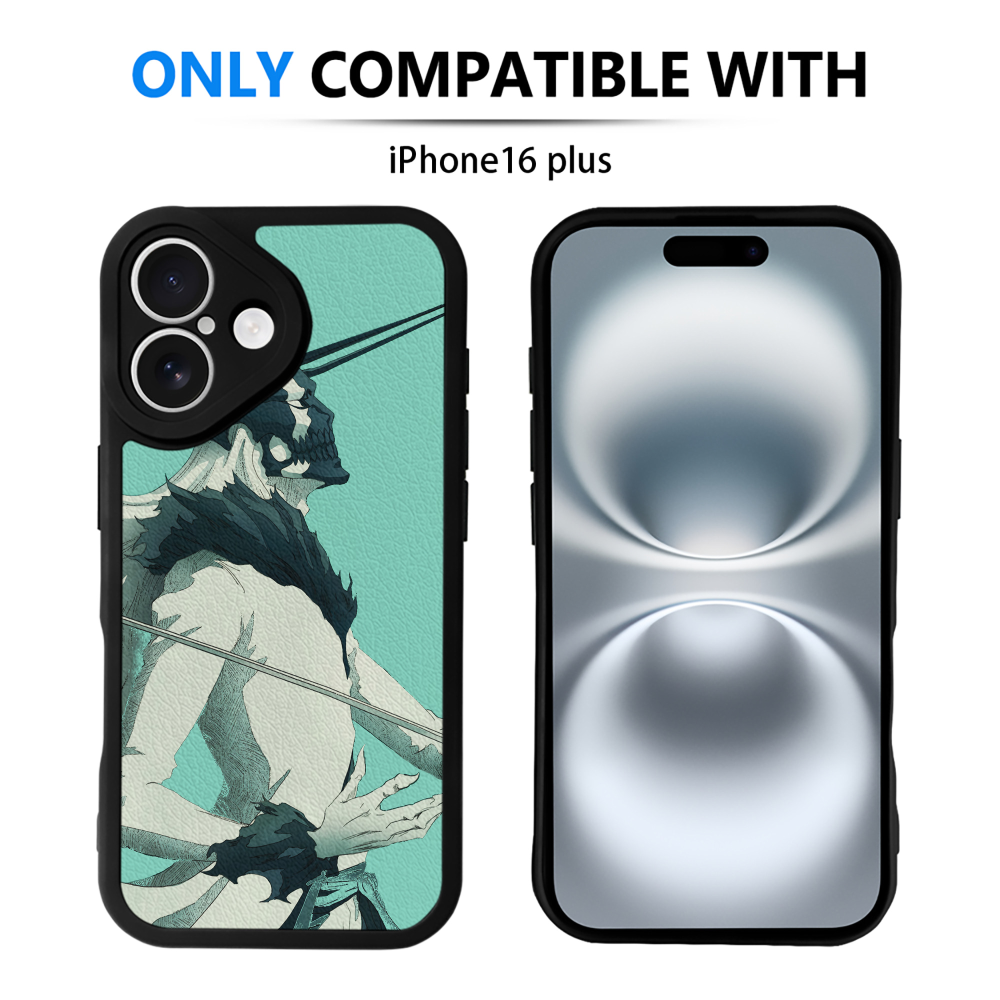 （画像用） ブリーチ BLEACH 【iPhone 16シリーズ対応】シリコンスマホケース（レザー調） 材質：シリコン